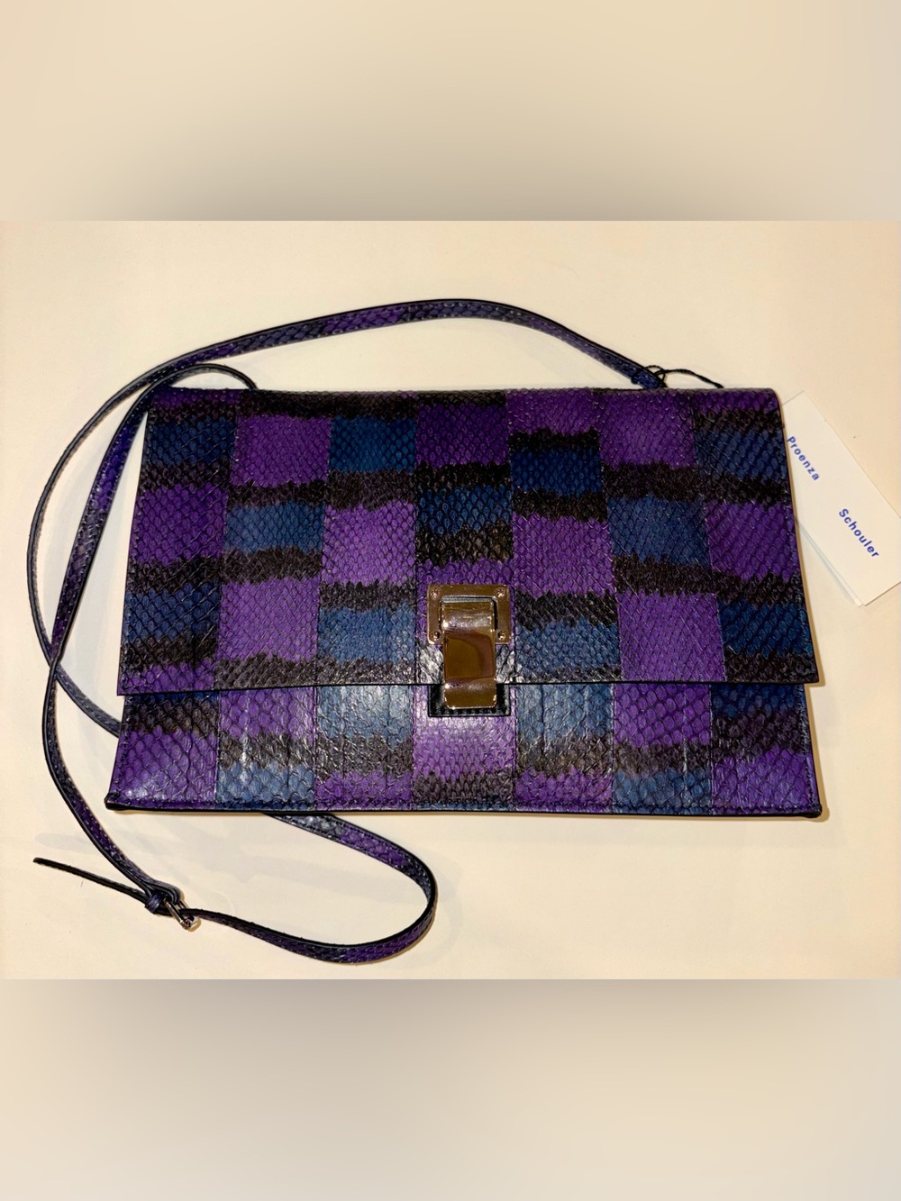 Proenza Schouler Small Lunch Bag KING SNAKE Ayers PF16 Sample – Orig $1,350